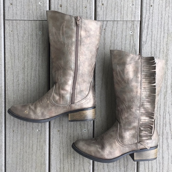 vegan leather cowboy boots